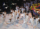 The opening ceremony of the Olympic Games 2016 in Rio