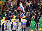 Team Russia at the opening ceremony of the 2016 Olympic Games