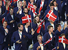 Team Denmark at the opening ceremony of the 2016 Olympic Games