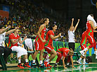 Беларускія баскетбалісткі перамаглі бразільянак у кваліфікацыі Алімпіяды