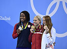 Pernille Blume, Simone Manuel, Aleksandra Gerasimenya