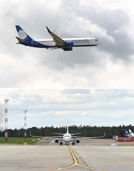 Belavia’s rebranded Boeing 737-800