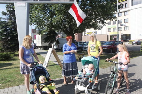 Campaigning event in Gomel