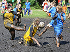 Swamp football tournament on the Augustow Canal 