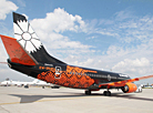 Exclusive from Belavia and the World of Tanks: rebranded airliner unveiled in Minsk
