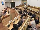 Roundtable discussion devoted to parliamentarism and the mentality of the Belarusian society
