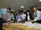 Counting of votes in Minsk 