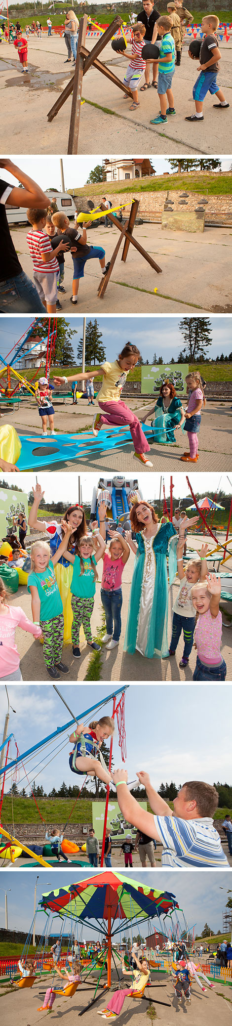 Children’s area at Tankman’s Day celebrations