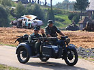 Reenactment of a Great Patriotic War battle 