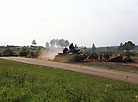 Reenactment of a Great Patriotic War battle 