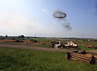Reenactment of a Great Patriotic War battle 