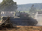 Battle reenactment at Stalin Line