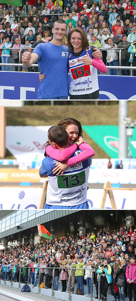 Mixed relay among media representatives