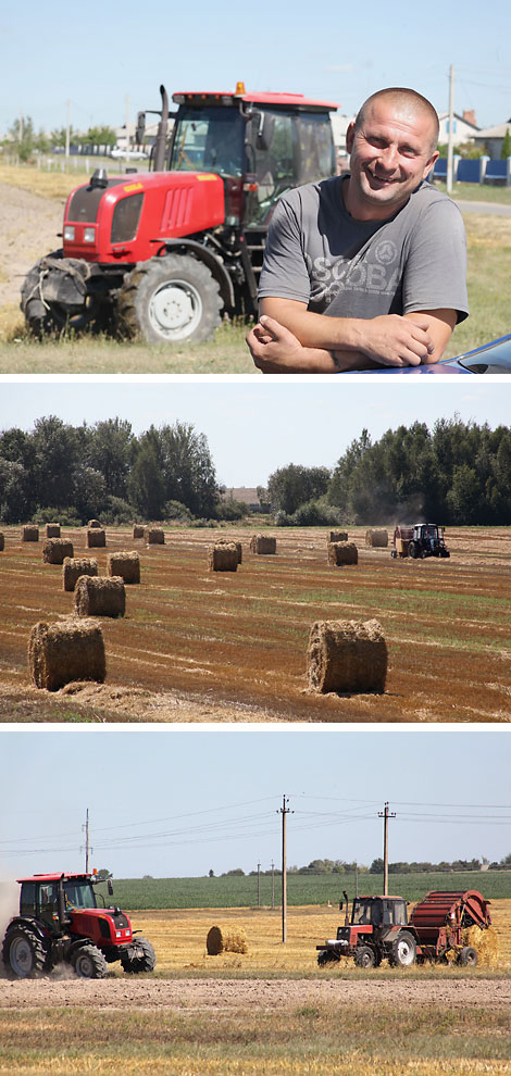 Harvesting nearing its end in Rechitsa District