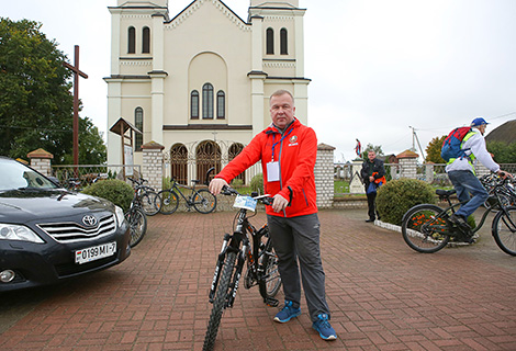 International bike ride to celebrate the Sustainable Development Goals in the Naliboki Nature Reserve 