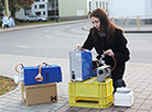 Grodno measured the noise levels and tested air quality in the rush hour and in an empty street