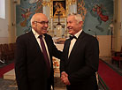 Arkady Volodos and People’s Artist of Belarus Mikhail Kozinets