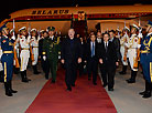 Belarus President arrives in China on state visit 