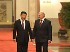 Xi Jinping and Alexander Lukashenko 