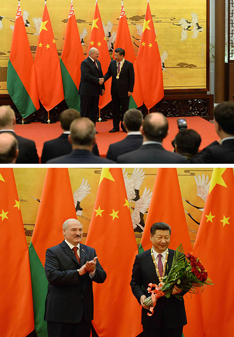 Lukashenko awards Order for Strengthening Peace and Friendship to Xi Jinping