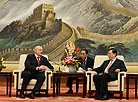 Alexander Lukashenko and Zhang Dejiang