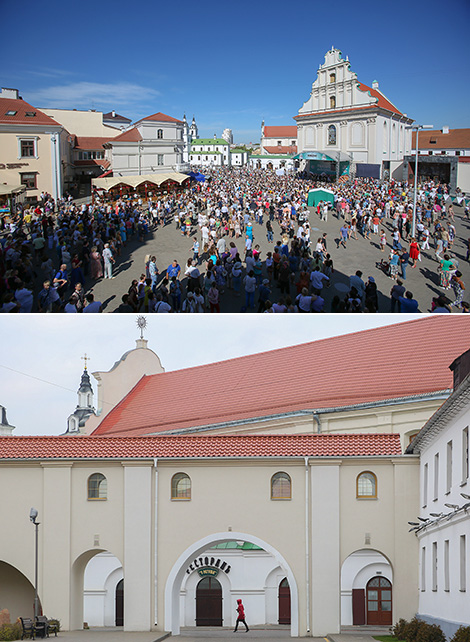 Historical center of Minsk. The Upper City