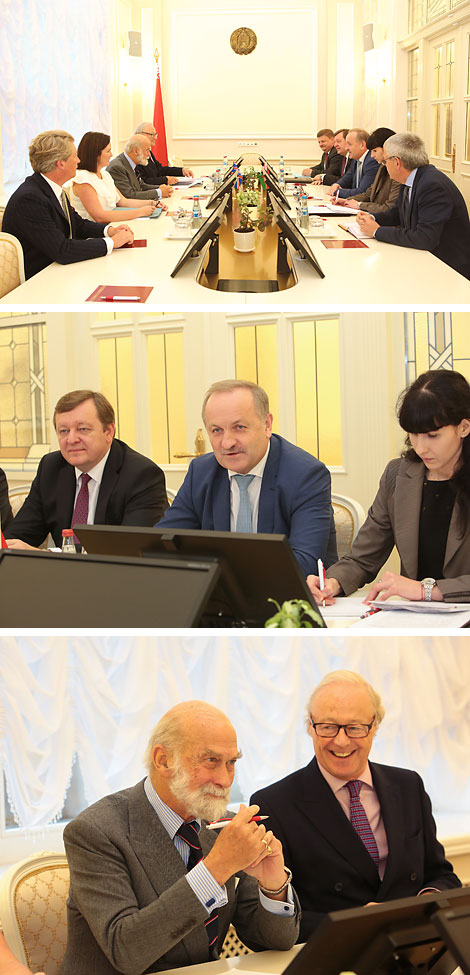 Павел Калаур сустрэўся з прынцам Майклам Кенцкім 
