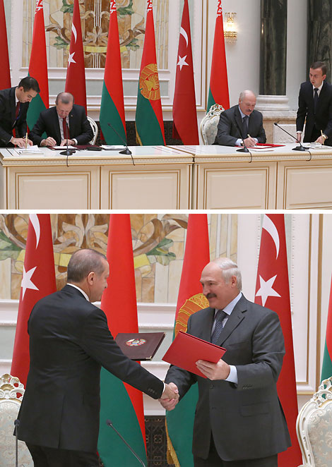 Lukashenko, Erdogan sign joint communique
