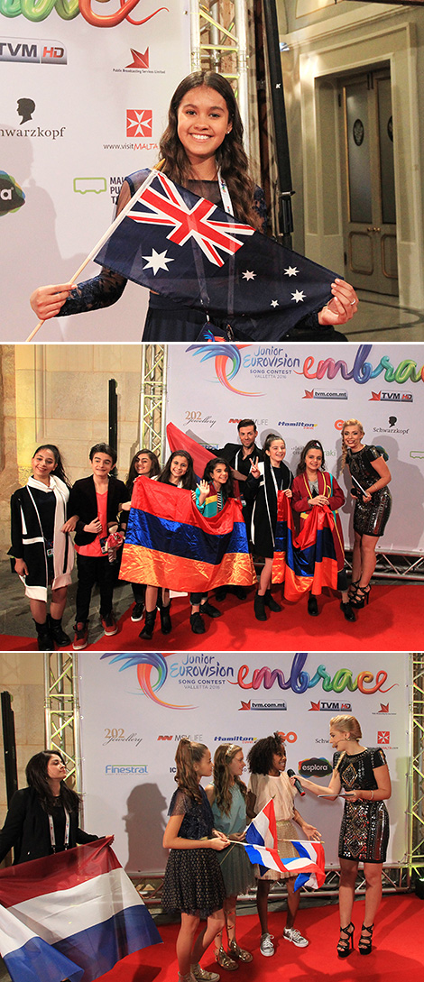 The official opening ceremony of the 2016 Junior Eurovision Song Contest