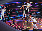 Belarus’ representative Alexander Minyonok and the show ballet company Sensatsiya perform at the Junior Eurovision Song Contest 2016 