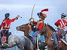 Napoleon's Army Crossing Berezina River: Historical Reenactment at Brili Field