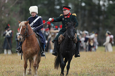 Пераправа арміі Напалеона цераз Бярэзіну: рэканструкцыя на Брылёўскім полі праз 204 гады
