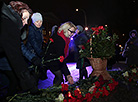 The open-air rally Let’s Bow Before Maxim near Maxim Bogdanovich’s monument in Minsk