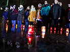 The open-air rally Let’s Bow Before Maxim near Maxim Bogdanovich’s monument in Minsk
