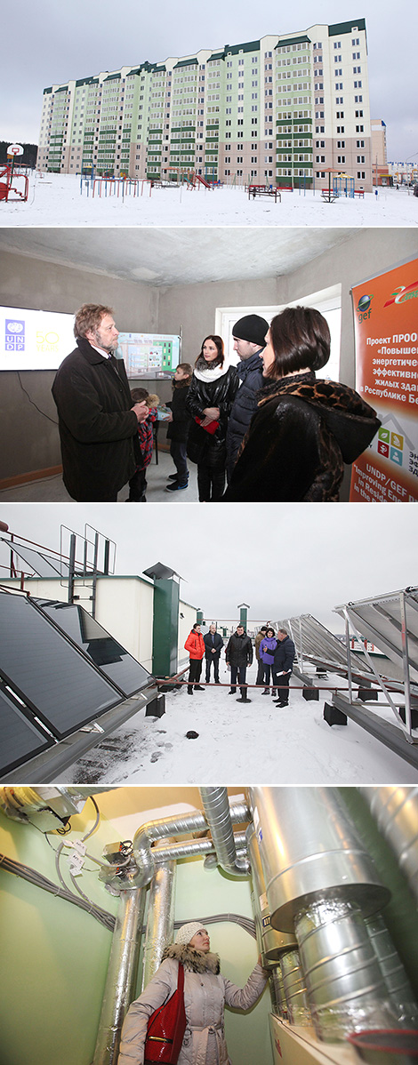 First in Belarus multi-story energy-efficient residential building in Mogilev