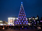 Christmas tree lighting ceremony in Brest
