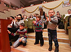 Christmas tree parties for children with organ transplants in Minsk