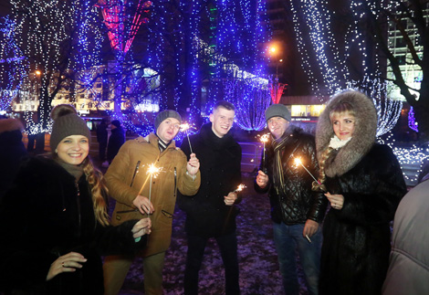 Новы год у Мiнску