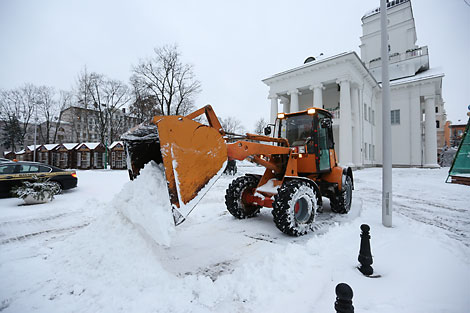 明斯克大雪