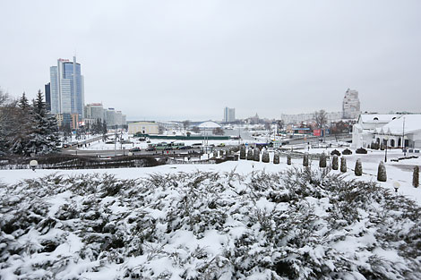 明斯克大雪