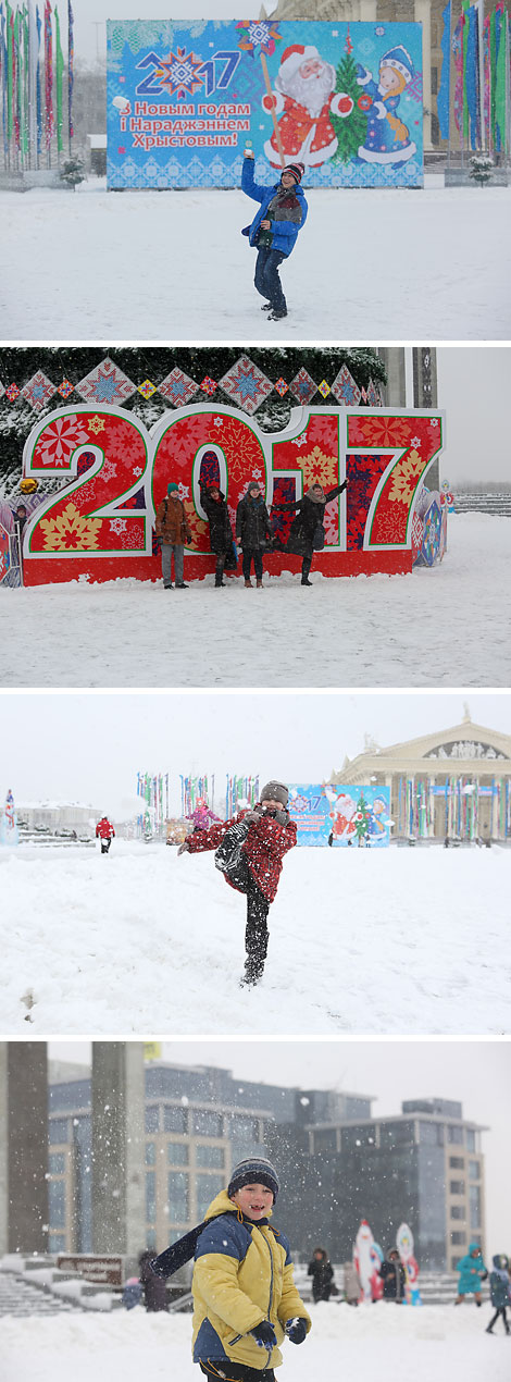 阿克塞尔气旋为白俄罗斯送来降雪