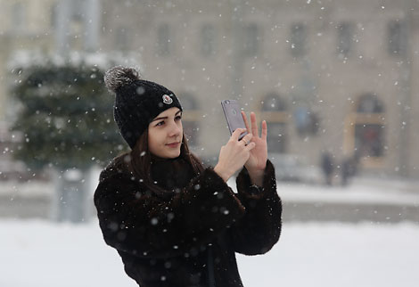明斯克大雪