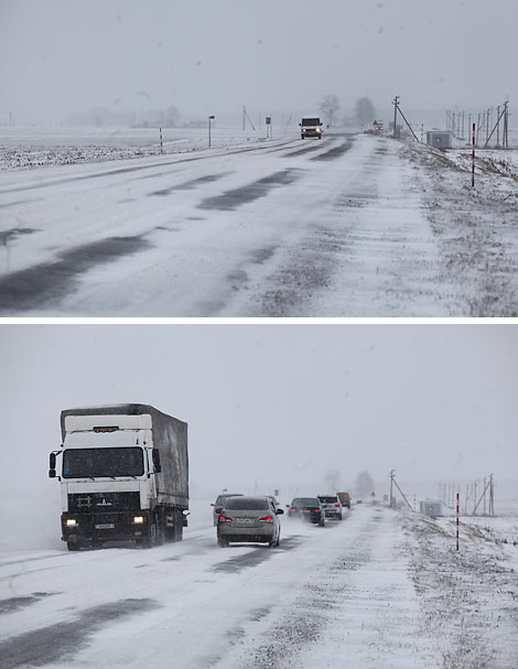阿克塞尔气旋为白俄罗斯送来降雪