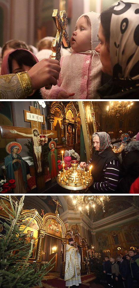 Святкаванне Нараджэння Хрыстовага ў Гродзенскім Свята-Ражджаства-Багародзічным жаночым манастыры