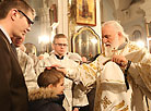 Christmas service in the Minsk Holy Spirit Cathedral