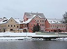 Snowy morning in Minsk: Trinity Suburb 