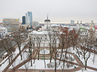 Winter in Minsk: Svobody Square and Town Hall