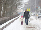 Winter in Minsk: In the streets of the city 