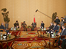 Belarus President Alexander Lukashenko meets with Egypt’s Defense Minister Sedki Sobhi