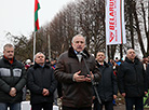 Parizh-Mosar tractor rally by Minsk Tractor Works in Vitebsk Oblast